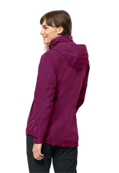 Jack Wolfskin Geisshorn 3in1 Ceket W Marka Wild Berry