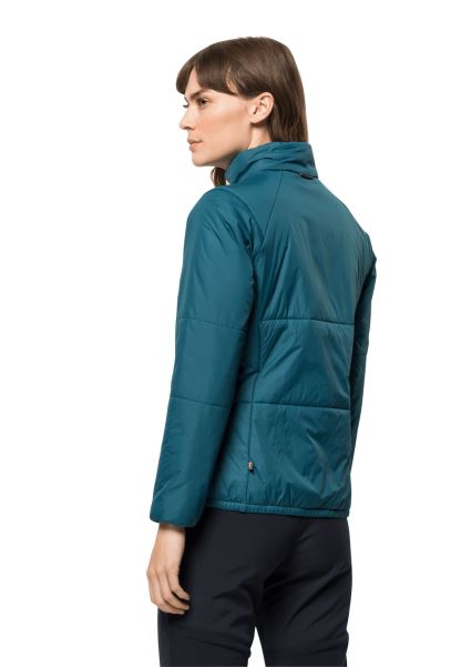 Koleksiyon Bergland Ins Ceket W Jack Wolfskin Mavi Mercan