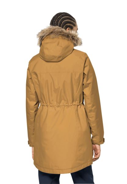 Jack Wolfskin Orijinal Amber Gold Winter Frost Ins Parka W