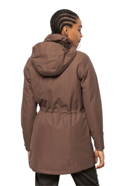 Fındık Kahvesi Madison Avenue Ceket Origins Jack Wolfskin