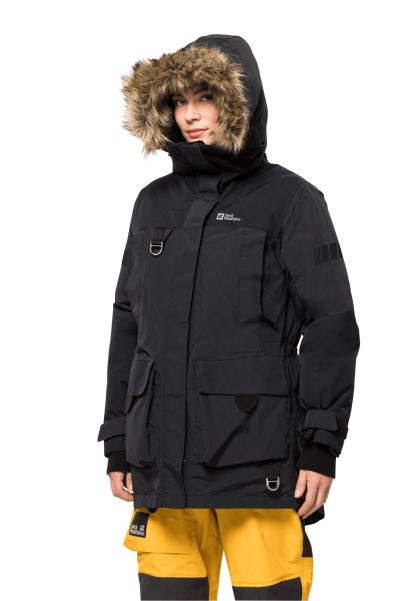 Koleksiyon Siyah 1995 Serisi Parka W Jack Wolfskin