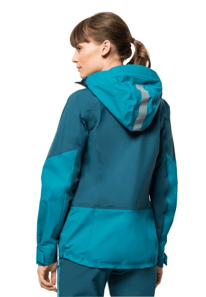 Jack Wolfskin Alpspitze 3l Ceket W Koleksiyonları Mavi Mercan