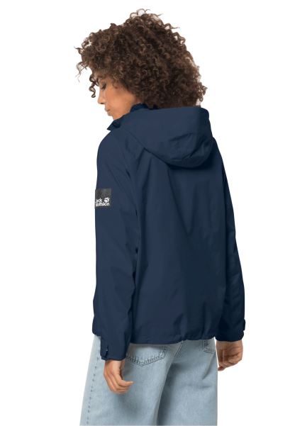 Koyu Indigo Jack Wolfskin Marka Doğa Ceket W