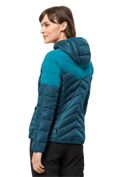 Moda Mavi Mercan Tundra Aşağı Kapüşonlu W Jack Wolfskin