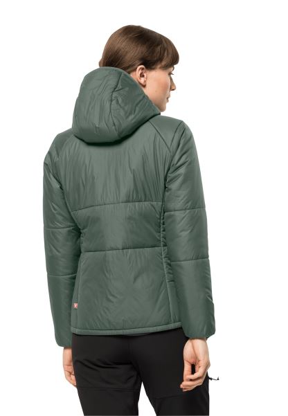 New Bergland Ins Hoody W Jack Wolfskin çimen Yeşili