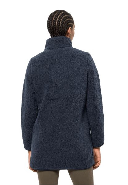 Jack Wolfskin Yüksek Kıvrık Ceket Gece Mavisi Koleksiyonu