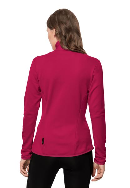 Kızılcık Orijinal Jack Wolfskin Tepe ızgara Polar W