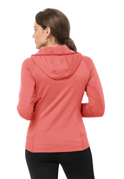 Jack Wolfskin Sıcak çöl Gülü Hidro ızgara Polar W