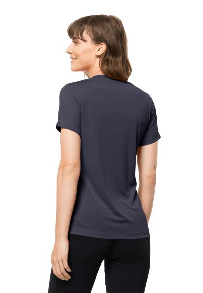 Yürüyüş S/s Grafik T W Jack Wolfskin Grafit Marka