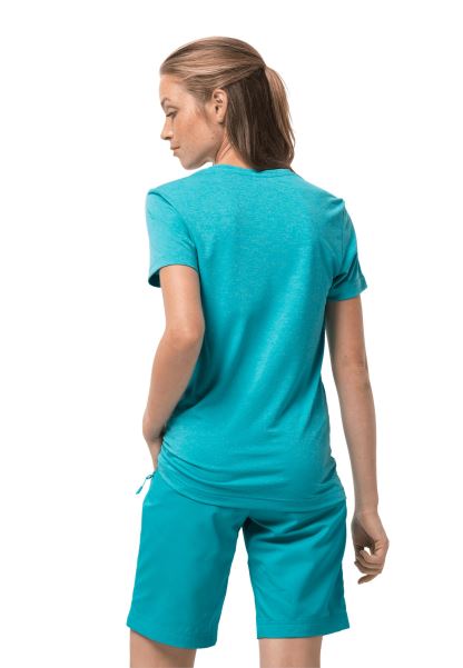 Jack Wolfskin Crosstrail T Kadın Karanlık Su Yeni