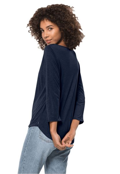 Sıcak Mercan Sahili 3/4 T W Gece Mavisi Jack Wolfskin