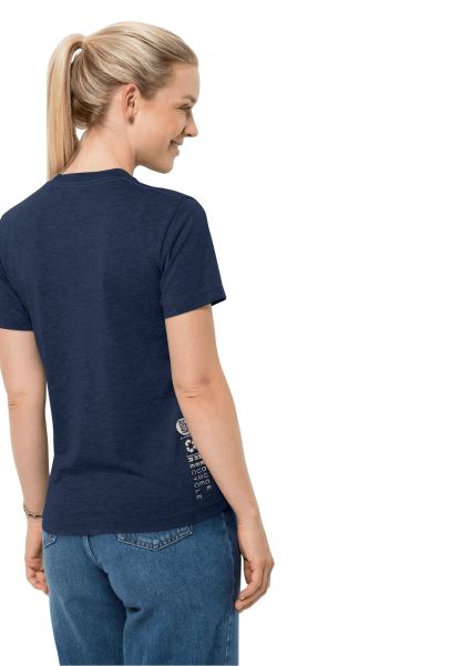 Koyu Indigo Jack Wolfskin Doğa Kabartma T W Kökenleri