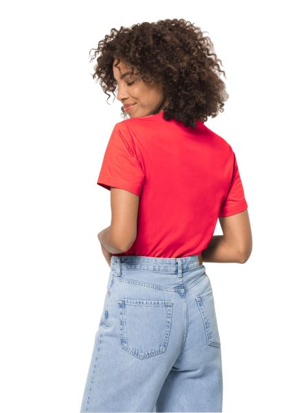 Moda Jack Wolfskin Lale Kırmızı Kır çiçeği T W