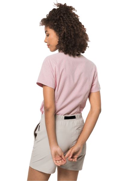 Marka Güney Port Ss Gömlek W Lale Kırmızı çizgili Jack Wolfskin