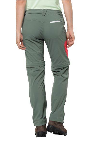 Moda Jack Wolfskin Overland Zip Away W Hedge Green