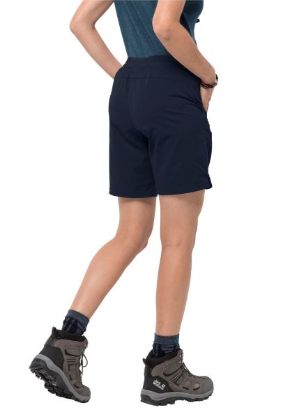 En Iyi Jack Wolfskin Ile Gece Mavisi Tepe Arazi şortu