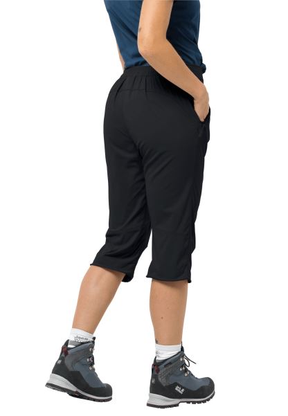 Aktif ışık 3/4 Pantolon Jack Wolfskin Markalar Siyah