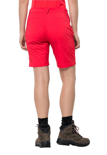 Lale Kırmızı Sıcak Jack Wolfskin Kara şort W