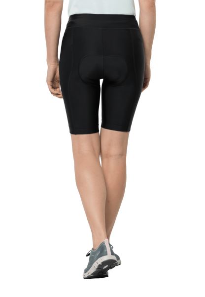 Jack Wolfskin Tourer Dolgulu şort W Koleksiyonları Siyah