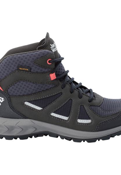 Koleksiyonlar Jack Wolfskin Koyu Mavi-pembe Ormanlık 2 Texapore Orta W