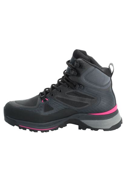 Orijinal Siyah-pembe Force Trekker Texapore Mid W Jack Wolfskin