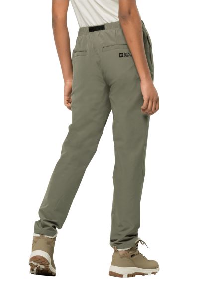 Orijinal Jack Wolfskin Tozlu Zeytin Kış Yürüyüş Pantolonu W