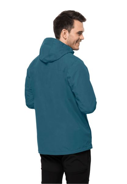 Jack Wolfskin Altenberg 3'ü 1 Arada Ceket M Yeni Mavi Mercan