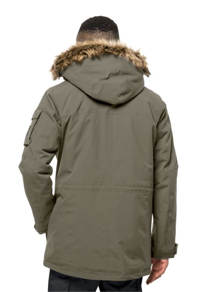 En Iyi Glacier Canyon Parka Tozlu Zeytin Jack Wolfskin
