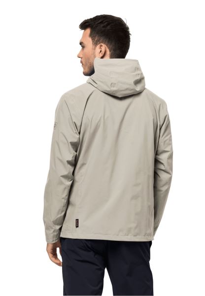 Jack Wolfskin Origins Pack & Go Shell M Tozlu Gri