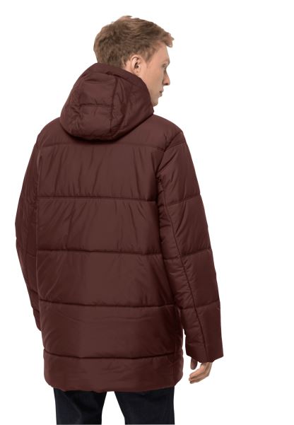 Cordovan Kırmızı Kuzey York Ceket M Jack Wolfskin Orijinal
