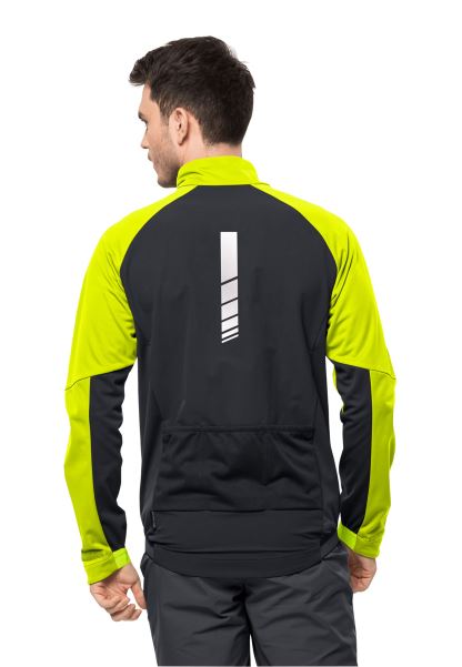 Jack Wolfskin Koleksiyonu Yanıp Sönen Sarı Morobbia Ceket M