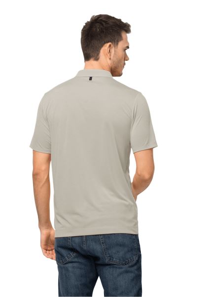 Tozlu Gri Jack Wolfskin Pack & Go Polo M Orijinal