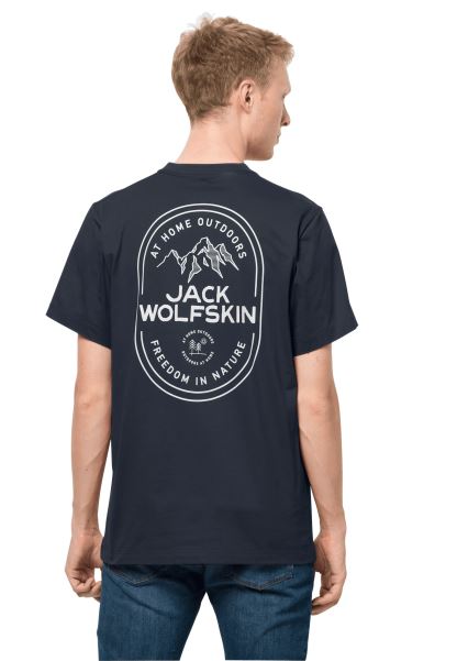 Gece Mavisi Kökenli Jack Wolfskin Doğada özgürlük T M