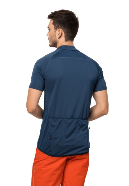 Sıcak Tourer Fullzip T M Gök Gürültüsü Mavisi Jack Wolfskin