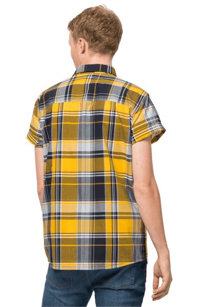 Orijinal Iri Yarı Sarı Xt çekler Küçük Göl Gömlek M Jack Wolfskin