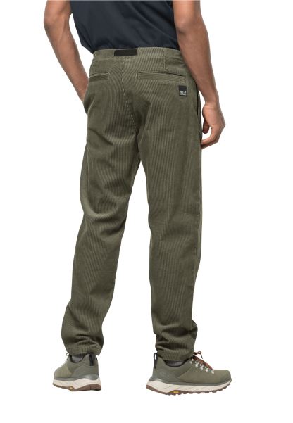 Doğa Kadife Pantolon M Tozlu Zeytin Sıcak Jack Wolfskin