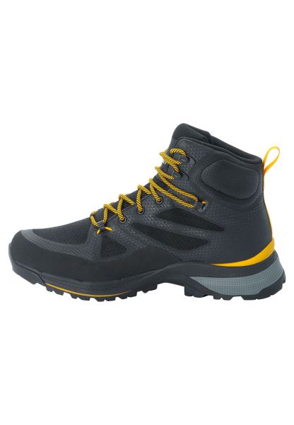 Force Forvet Texapore Orta M Siyah Iri Yarı Sarı Xt Jack Wolfskin Markalar