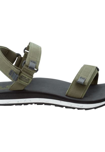 Outfresh Sandal M Origin Jack Wolfskin Haki-siyah