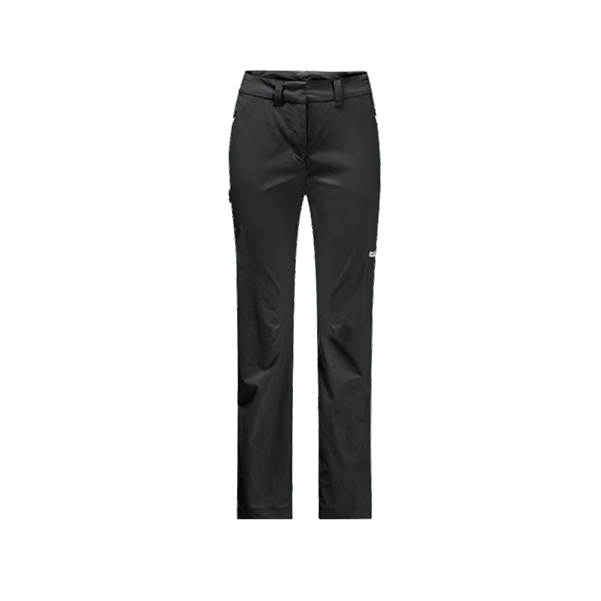 Kadın Kara Pantolon Jack Wolfskin Siyah Moda