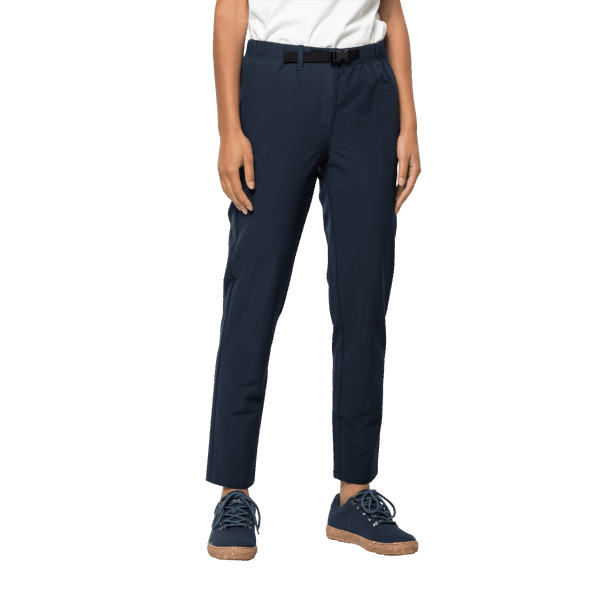 Koleksiyonlar Kadın Yazlık Yaşam Tarzı Pantolon Jack Wolfskin Gece Mavisi