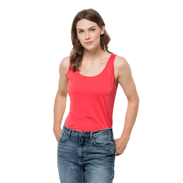 Kadın Pack & Go Tank Hot Jack Wolfskin Lale Kırmızısı