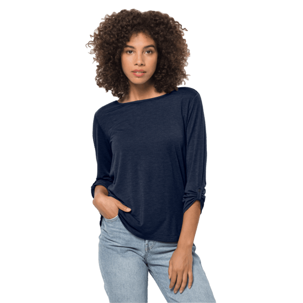 Jack Wolfskin Gece Mavisi Kadın Mercan Sahili 3/4 T Yeni