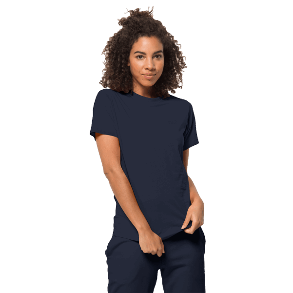 Gece Mavisi Jack Wolfskin Kadın Essential T Origin