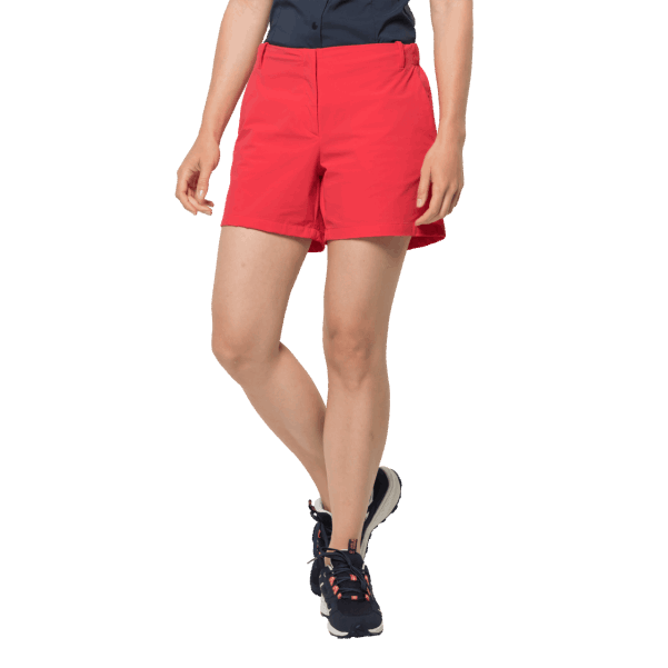 Jack Wolfskin Kadın Pack & Go Kısa Sıcak Lale Kırmızısı