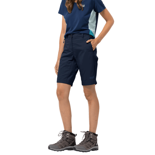 Jack Wolfskin Sıcak Gece Mavisi Kadın Aktive Eşofman şortu