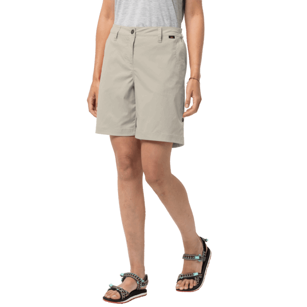 Sıcak Tozlu Gri Kadın çöl şortu Jack Wolfskin