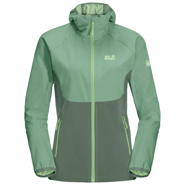 Hedge Green Jack Wolfskin Kadın Yürüyüş Softshell Markaları
