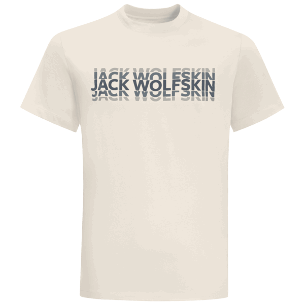 Markalar Pamuk Beyaz Jack Wolfskin Erkek Flaş T