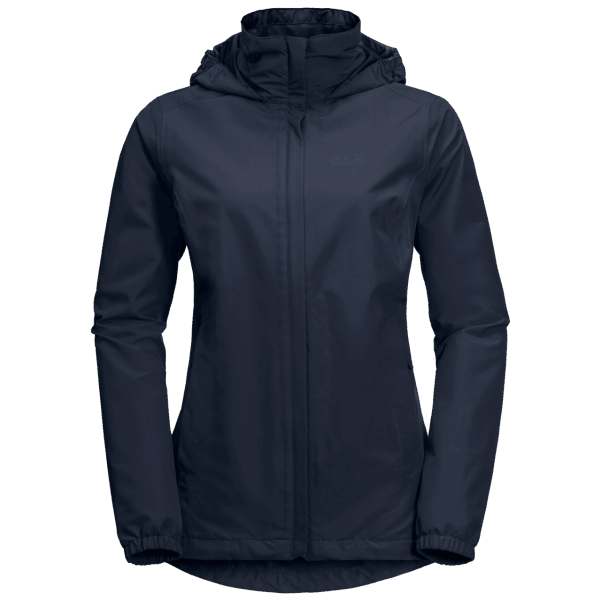 Jack Wolfskin Gece Mavisi Orijinal Kadın Fırtınalı Nokta Ceketi