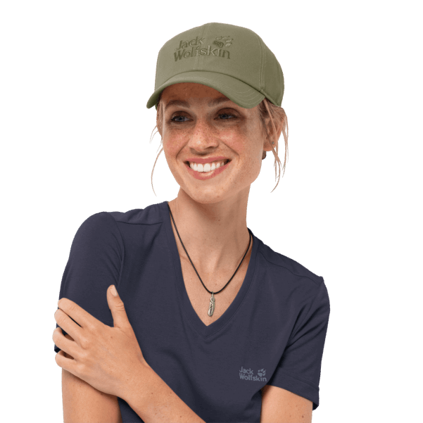 Haki Jack Wolfskin Beyzbol şapkası Markaları